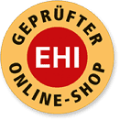 EHI certified online shop logo
